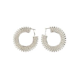 HOOP EARRINGS WITH CRYSTALS
Style ID 901423_SILVER